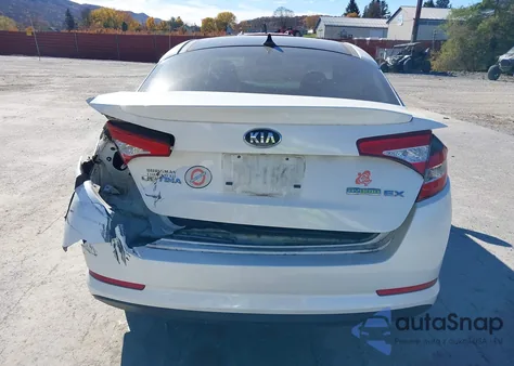 2013 Kia Optima Hybrid Ex из США, поврежденный, VIN KNAGM4AD9D5051577